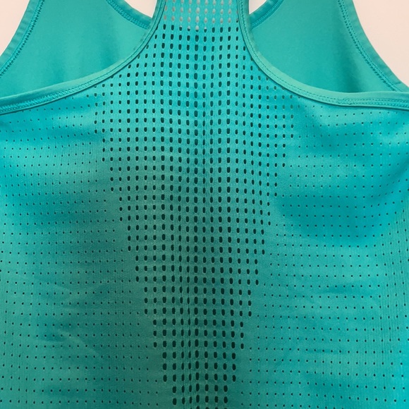 Nike Dri-fit turquoise racerback tank - Picture 6 of 7